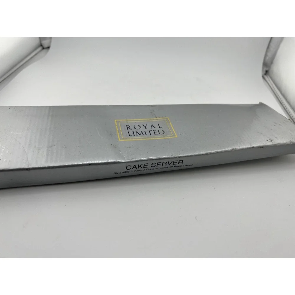 Royal Limited‎ Silver Plated Ornate Embossed Cake Server 11.25